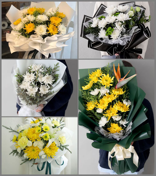 四川成都龙泉驿区茶店镇胜利村白事花束代送